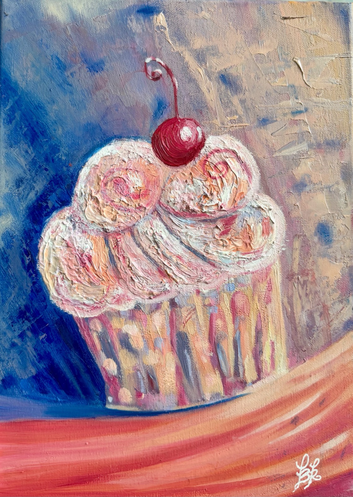 Delight — oil on canvas by Bailey Alysse Visual Artist and Muralist, small-format original painting